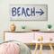 Stupell Industries Beach This Way Arrow Canvas Wall Art